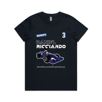 Womens DROFG T-Shirt 2024 Navy Thumbnail